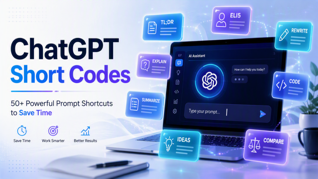 ChatGPT Short Codes: 50+ Powerful Prompts to Save Time
